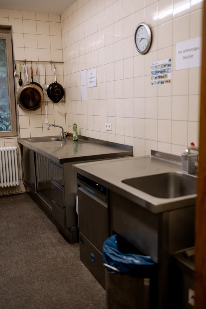 Blick in die Küche